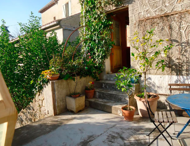 Terrasse de la chambre d'hôte